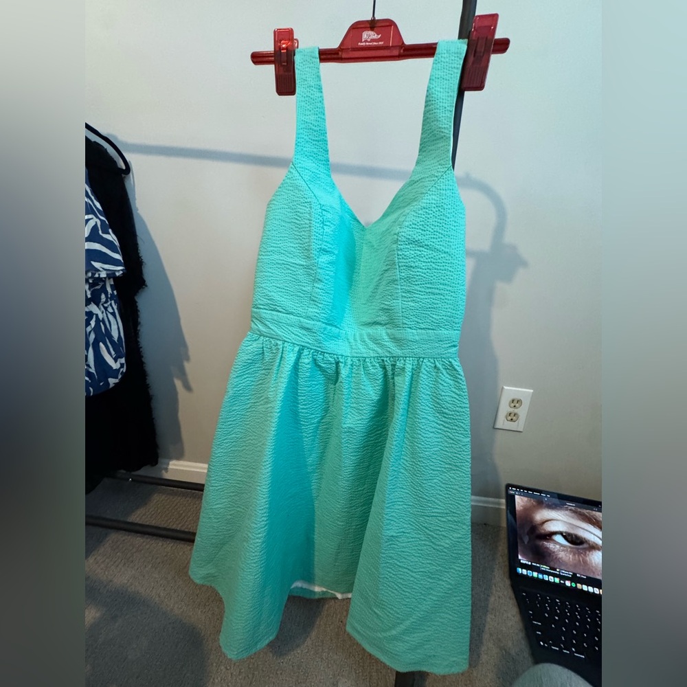 Lauren James Mint Green Textured Dress